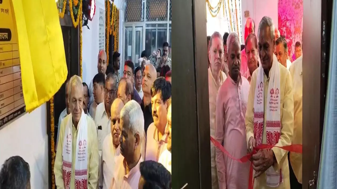 Mathura News: श्री तिलकद्वार अग्रवाल धर्मशाला में नव-निर्मित भवनों का लोकार्पण