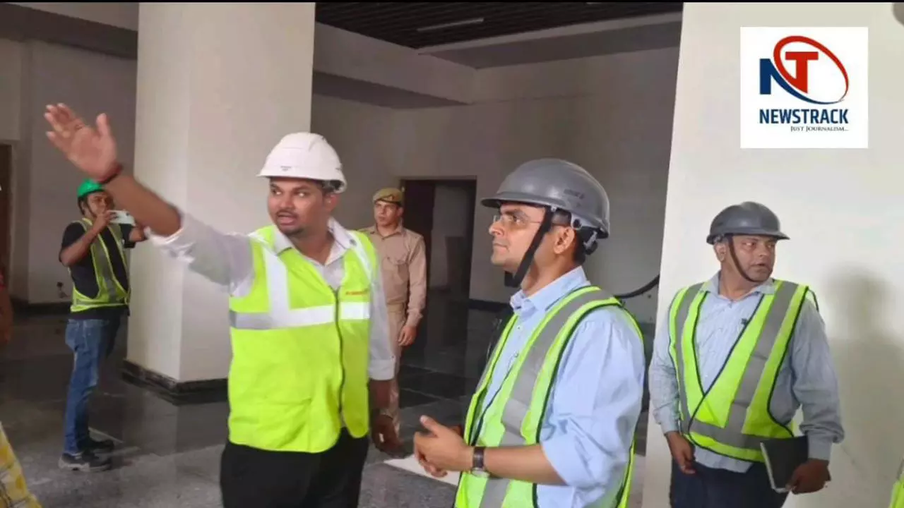 Varanasi News: जिलाधिकारी सत्येन्द्र कुमार ने कैंट और काशी विद्यापीठ में रोप-वे परियोजना का निरीक्षण किया