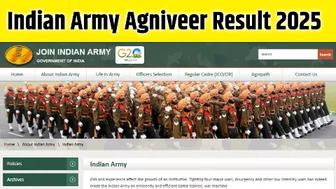 Indian Army Agniveer Result 2025 Download Indian Army Agniveer Result 2025 Download