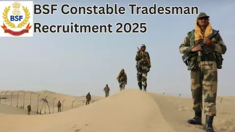 BSF Constable Vacancy 2025 BSF Constable Vacancy 2025