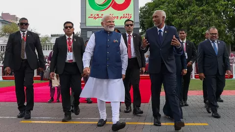 PM Modi during Maldives Visit