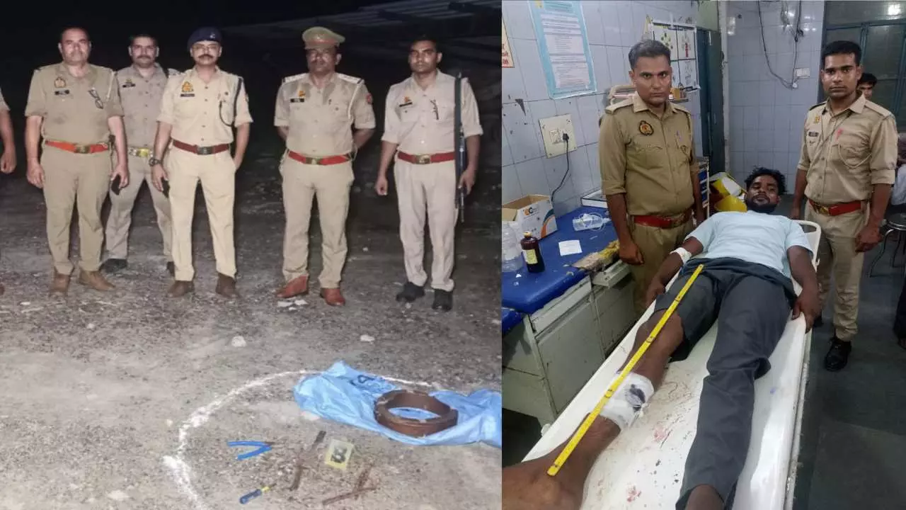 Bulandshahr News:पुलिस मुठभेड़, मेरठ का अली जान हुआ लंगड़ा, रहीस भी गिरफ्तार