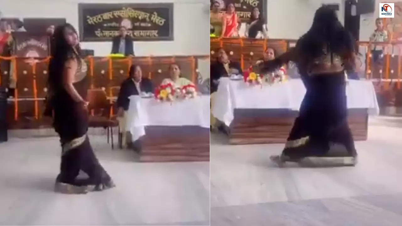 Female lawyers killer dance Danger covered in black rope shocked after watching this video