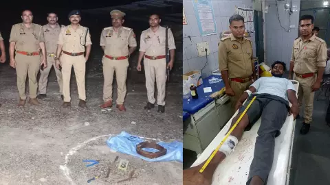 Bulandshahr News:पुलिस मुठभेड़, मेरठ का अली जान हुआ लंगड़ा, रहीस भी गिरफ्तार