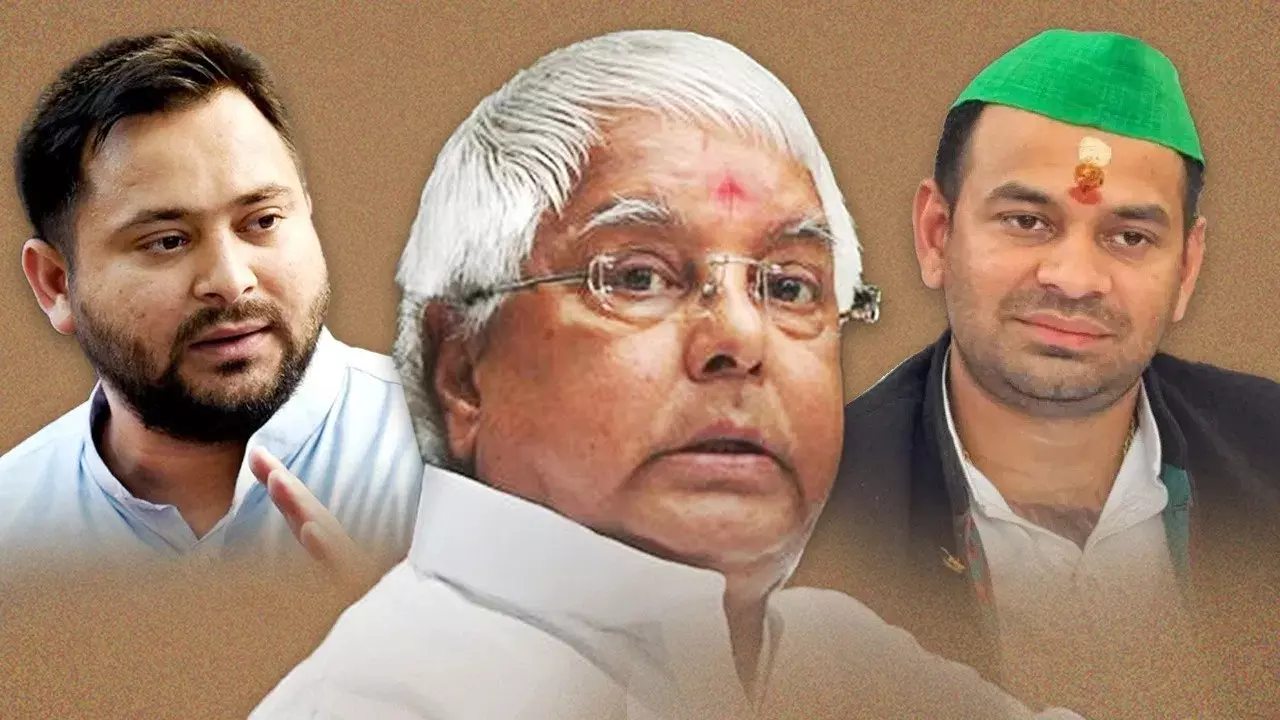 Bihar news Tejashwis shocking statement on Tej Prataps election announcement