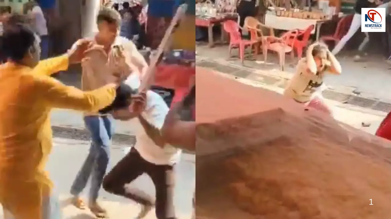 Lassi war happened in Mathura after watching this video you will forget WWE fight know whole matter