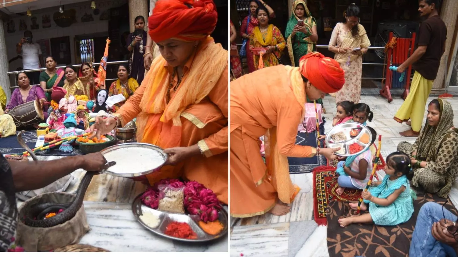 नाग पंचमी पर लखनऊ के मनकामेश्वर मंदिर की महंत देव्या गिरि ने दिया सामाजिक संदेश, कहा- गुड़िया को पीटने के बजाए करें पूजन