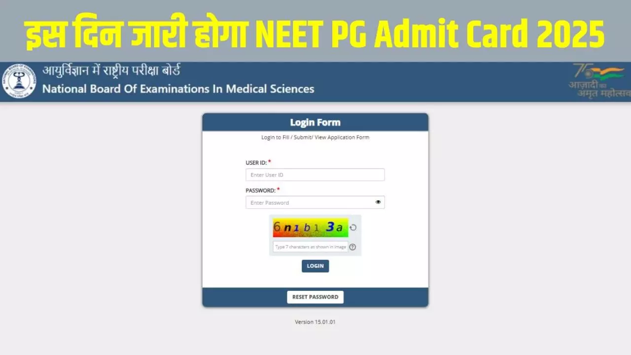 NEET PG Admit Card 2025 Download