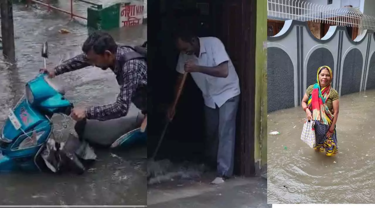 Shamli News: बरसात से डूबा शामली, 100 से अधिक घरों में घुसा पानी, बच्चे नहीं जा पाए स्कूल