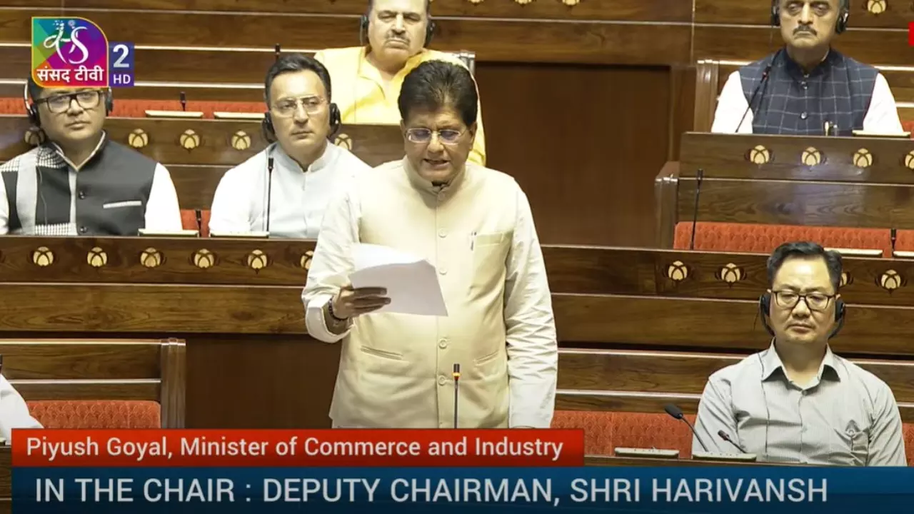 भारतीय हित सर्वोपरि, पीयूष गोयल का लोकसभा में बड़ा बयान, ट्रंप के टैरिफ पर कही ये बात