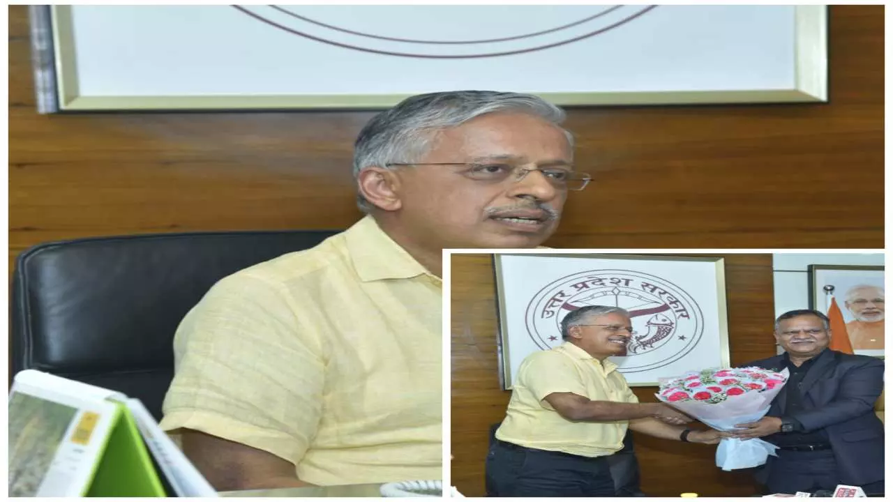 IAS SP Goyal: नए मुख्य सचिव IAS SP गोयल ने संभाला कार्यभार, अब UP को मिलेगी नयी दिशा