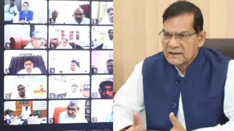 Energy Minister AK Sharma Meeting Energy Minister AK Sharma Meeting