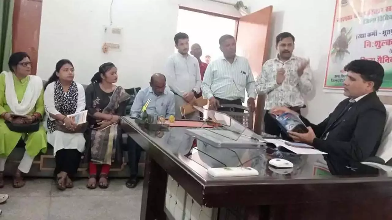 Legal Aid Clinic inaugurated in Auraiya under NALsa Veer Parivar Sahayata Yojana 2025