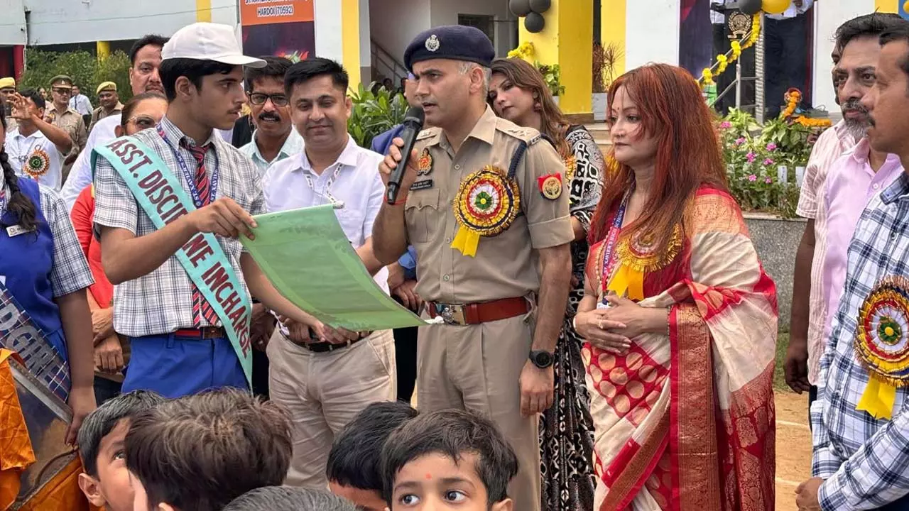 Grand inauguration of CBSE Cluster-IV Kabaddi competition at St. Xaviers School, Superintendent of Police gives motivational message