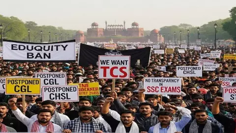 SSC Protest 2025