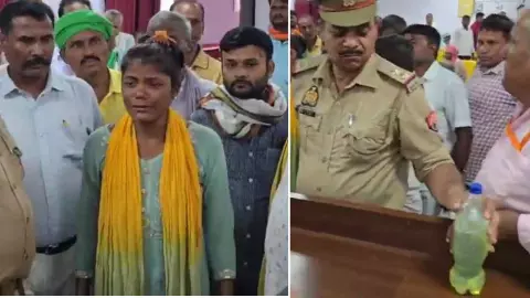 Lucknow News: तहसील दिवस पर पेट्रोल लेकर आत्मदाह करने पहुंची महिला, अधिकारियों से बोली- पति कर रहा प्रताड़ित, लखनऊ पुलिस नहीं ले रही एक्शन