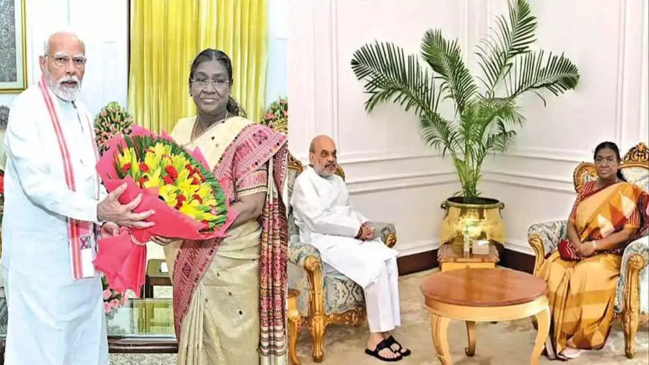 PM Modi and Amit Shah Meets President: 5 अगस्त को फिर बदलेगा इतिहास? राष्ट्रपति से अलग-अलग मिले मोदी और शाह, आने वाला है कोई बड़ा फैसला?