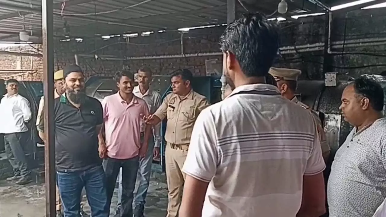 Raid on denim washing plant in Sambhal Plant was running without permission