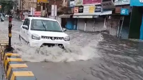 Kanpur News: सावन के अंतिम सोमवार पर बारिश में भी पहुंचे भक्त, शहर में कई जगह सड़कों पर जलभराव Kanpur News: सावन के अंतिम सोमवार पर बारिश में भी पहुंचे भक्त, शहर में कई जगह सड़कों पर जलभराव