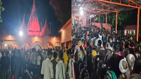 Shravasti News: झमाझम बारिश के बीच शिवालयों में उमड़ी भक्तों की भीड़