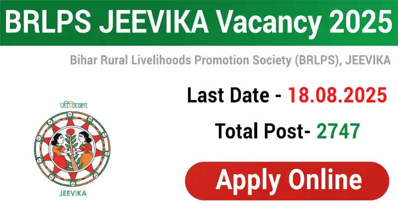 Bihar Jeevika Recruitment 2025