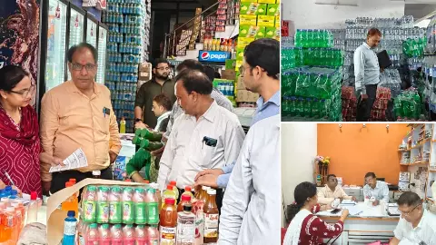 रक्षाबंधन से पहले लखनऊ में FSDA की बड़ी कार्रवाई, मिठाई और दूध दुकानों पर छापेमारी, 53 नमूने जांच को भेजे रक्षाबंधन से पहले लखनऊ में FSDA की बड़ी कार्रवाई, मिठाई और दूध दुकानों पर छापेमारी, 53 नमूने जांच को भेजे