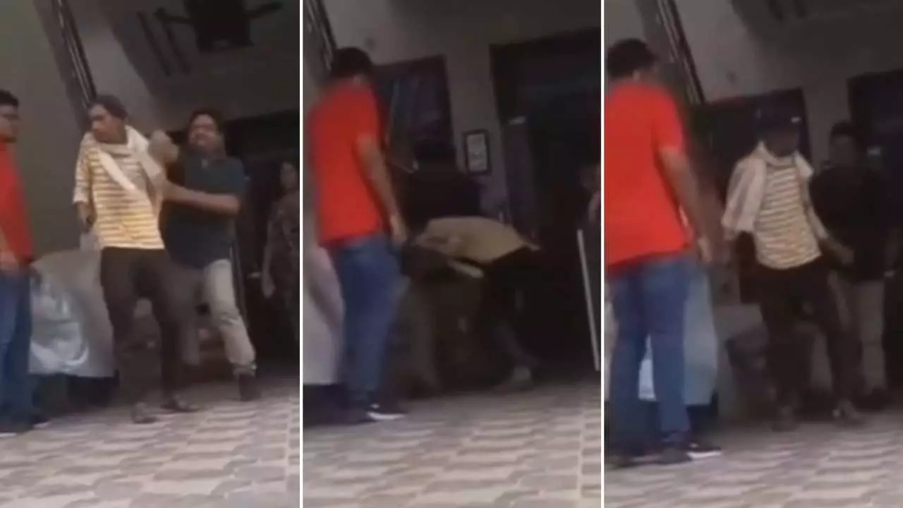 Lucknow News: बात नहीं मानी तो... Delivery Boy को कॉलर पकड़ कर पीटा! जेल विभाग के अफसर पर मारपीट का आरोप, वीडियो हुआ वायरल