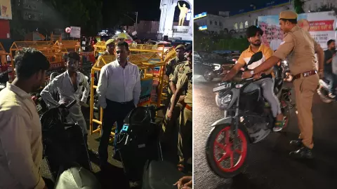 हेलमेट नहीं तो चालान तय! लखनऊ में JCP बबलू कुमार के नेतृत्व में चला सख्त चेकिंग अभियान, हजरतगंज चौराहे पर पहुंचकर लिया जायजा हेलमेट नहीं तो चालान तय! लखनऊ में JCP बबलू कुमार के नेतृत्व में चला सख्त चेकिंग अभियान, हजरतगंज चौराहे पर पहुंचकर लिया जायजा