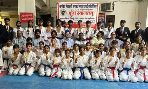 Karate competition in Lucknow