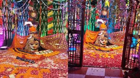 Bholenaths Shringar Festival sells Manbhavani Chta, Barila Mahadevs Ardhanarishwar Swaroop Bholenaths Shringar Festival sells Manbhavani Chta, Barila Mahadevs Ardhanarishwar Swaroop