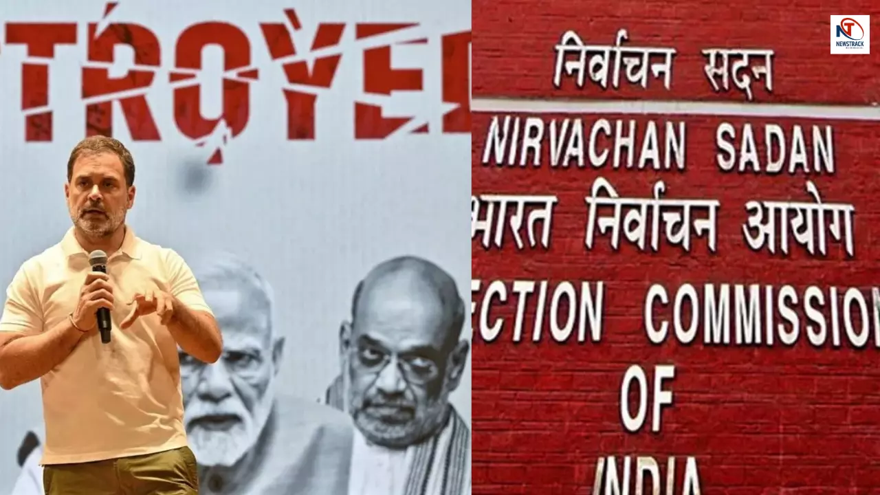 Time change punishment definitely be given Rahul Gandhis strong attack  BJP Election Commission know whole matter