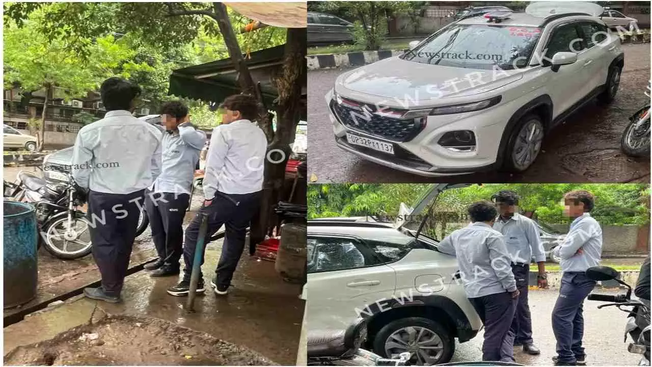 Newstrack Exclusive: कार पर लिखा DCP... पुलिस बत्ती लगाकर खुलेआम सड़क पर घूम रहे स्कूली बच्चे, संभाल रहे लखनऊ का Law And Order