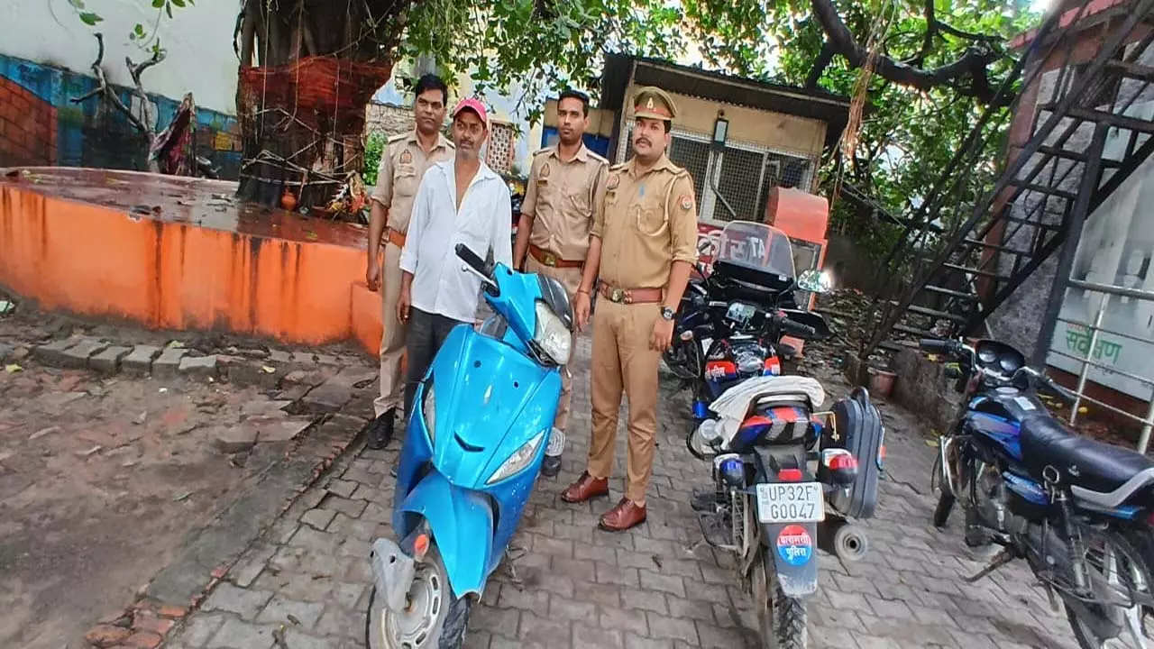 Scooty recovered in 24 hours, commendable action of Sonia police station
