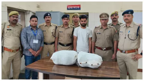 Kanpur News : कानपुर सेंट्रल रेलवे स्टेशन पर अवैध गांजा के साथ युवक गिरफ्तार Kanpur News : कानपुर सेंट्रल रेलवे स्टेशन पर अवैध गांजा के साथ युवक गिरफ्तार