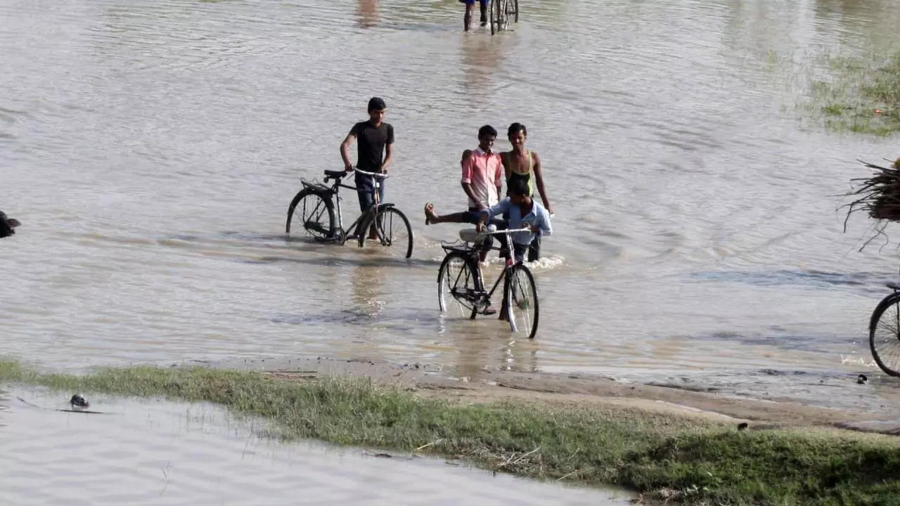 Flood situation in Lucknow
