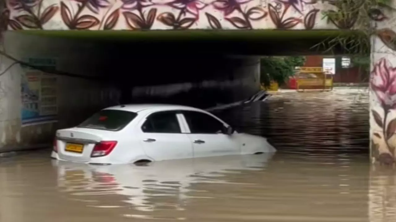 Waterlogging in Lucknow