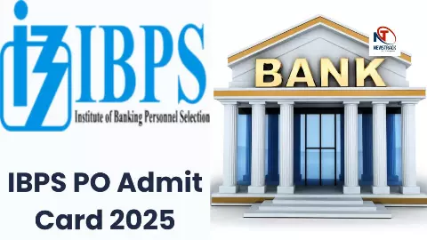 IBPS PO Admit Card 2025 IBPS PO Admit Card 2025
