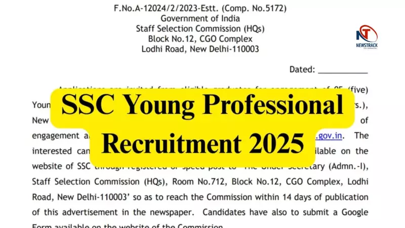 SSC Young Professional Recruitment 2025