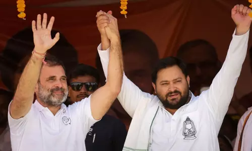 Rahul Gandhi and Tejashwi Yadav