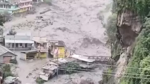 श्रीखंड पहाड़ियों में कुदरत का कहर, गानवी और आसपास के क्षेत्रों में बादल फटने जैसी बारिश से तबाही