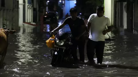 Waterlogging in Lucknow Municipal Corporation