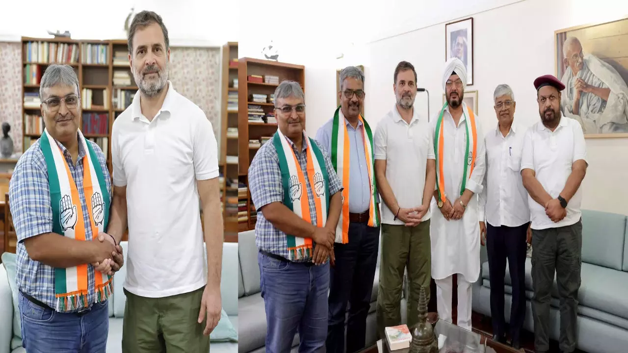 लखनऊ विश्वविद्यालय के प्रोफेसर रविकांत चंदन कांग्रेस में हुए शामिल, भाजपा-आरएसएस पर साधा निशाना