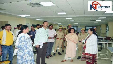 DM Durga Shakti Nagpal inspects Medical College Devkali DM Durga Shakti Nagpal inspects Medical College Devkali