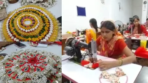 Mathura News: ब्रज में कान्हा के जन्मोत्सव की रौनक, ठाकुरजी की पोशाक से बढ़ी कारीगरों की व्यस्तता