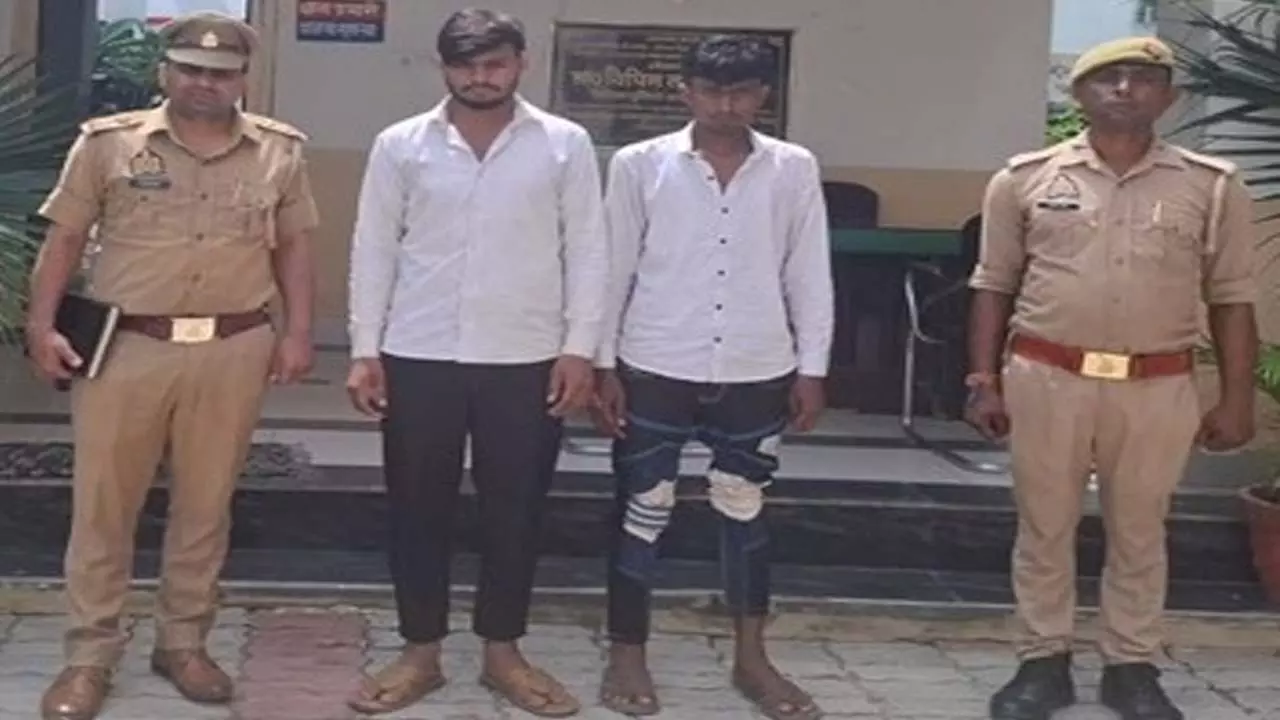 Sarorpur Police arrest two accused in gangrape and video viral case of minor