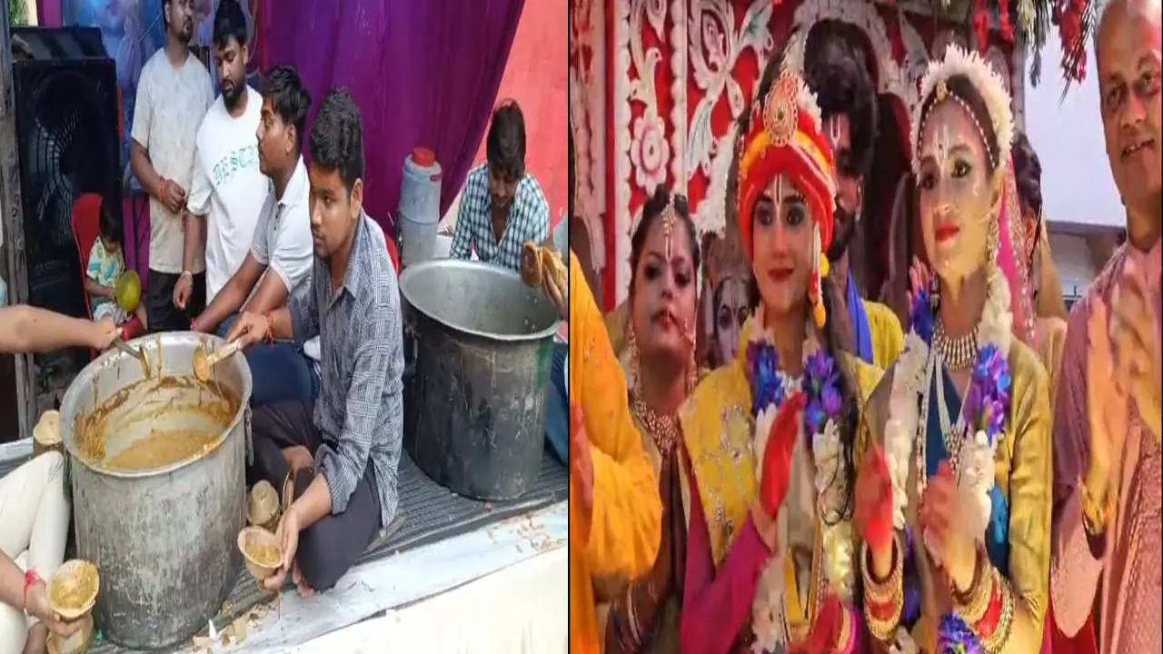 Mathura: बृजवासियों ने किया श्रद्धालुओं का भव्य स्वागत, लगाए भंडारे
