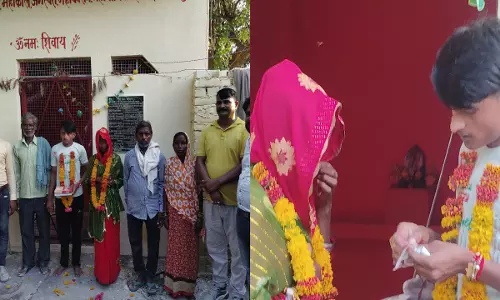Kanpur News: पुलिस चौकी में प्रेमी जोड़े की शादी, परिवार की रजामंदी से मंदिर में लिए फेरे