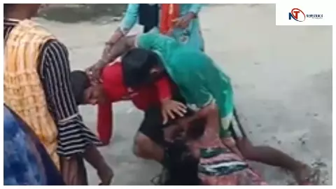 उत्तर प्रदेश: महिला सुरक्षा पर दावे, लेकिन हकीकत कुछ और – कासगंज के हसनपुर गांव में महिला के साथ सरेआम मारपीट का वीडियो वायरल
