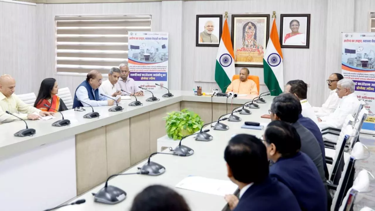 Lucknow News: एसजीपीजीआई, लखनऊ में मुख्यमंत्री ने किया एसबीआई फाउंडेशन आईसीयू प्रोजेक्ट का शुभारंभ