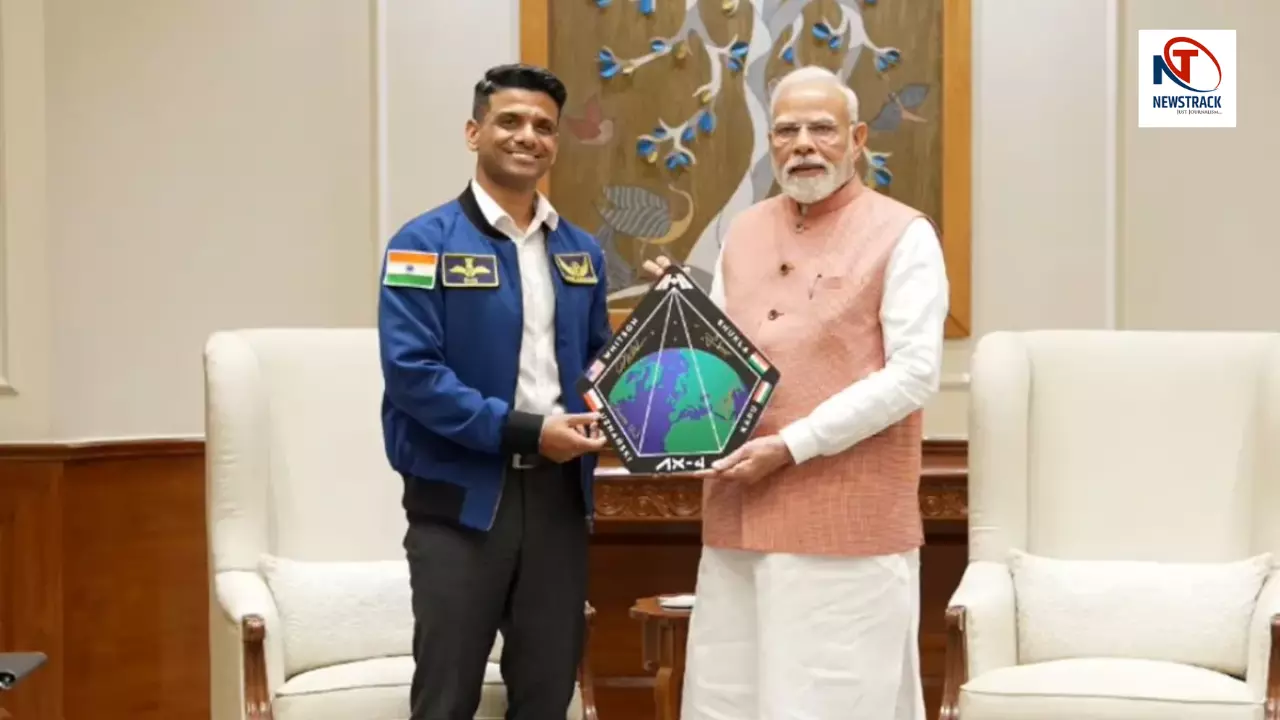 Shubhanshu Shukla and PM Modi